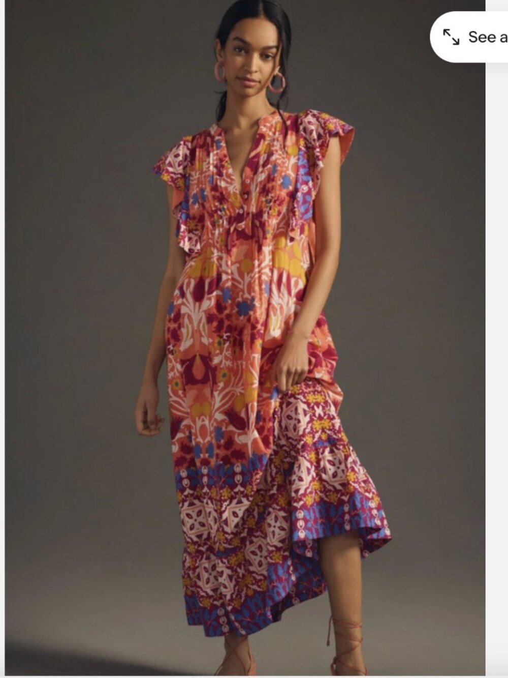 Anthropologie Maeve Cassandra Maxi Dress